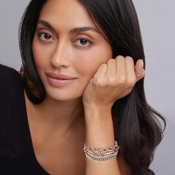 14K Gold Bracelets for Women Adjustable Slider Bracelet Bangle Bracelets for Wom - Picture 4 of 8